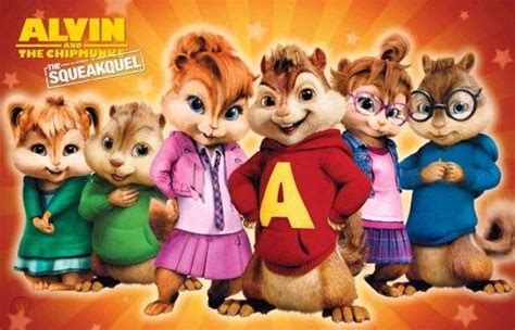 ALVIN & the CHIPMUNKS CHIPETTES Squeakquel Movie POSTER | #113761744