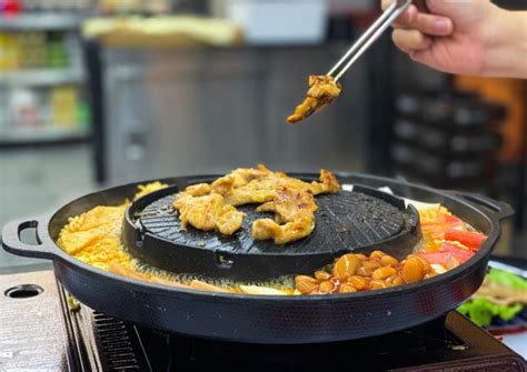 This Korean BBQ buffet stall in Singapore is giving a 15% discount to customers who are ...