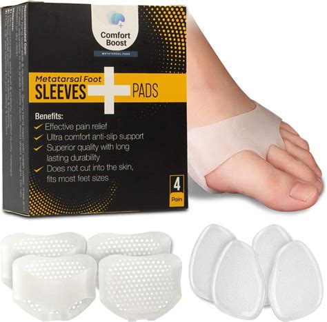 Amazon.com: Metatarsal Pads (8 Pieces) |Metatarsal Foot Pads for Pain Relief | Ball of Foot ...