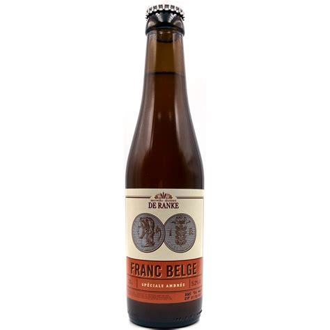 Bière artisanale belge - brasserie de ranke - franc belge - 33cl