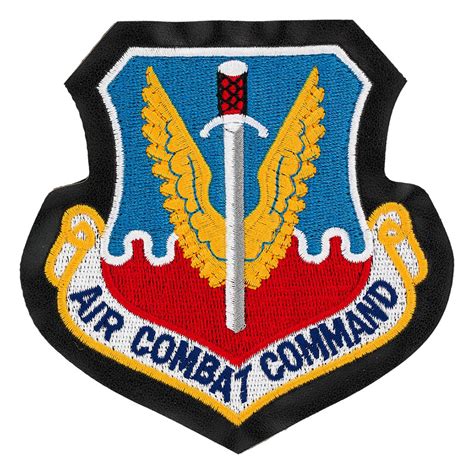 Air Combat Command Patch With Hook Fastener | Flying Tigers Surplus