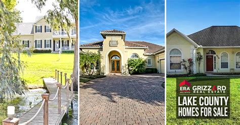 Three Homes for Sale in Top Lake County, FL Waterfront Communities