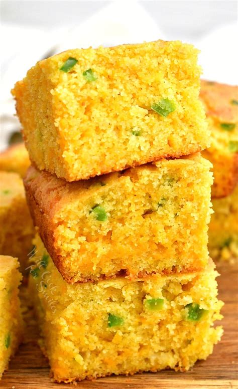 Jalapeno Cornbread (Moist and Cheesy!) - Easy Bread With Extra Flavor