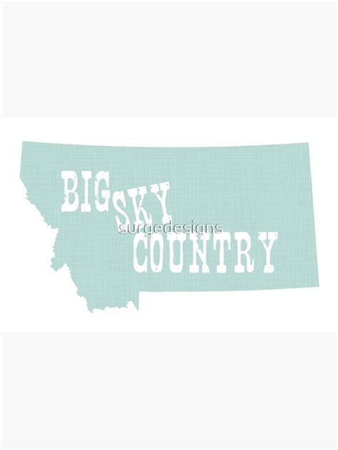 "Montana State Motto Slogan" Poster for Sale by surgedesigns | Redbubble