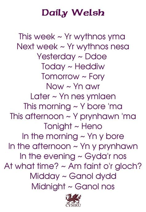 80 best images about Welsh Words on Pinterest