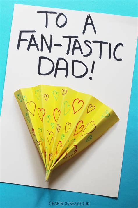 Fan Fathers Day Card - Crafts on Sea