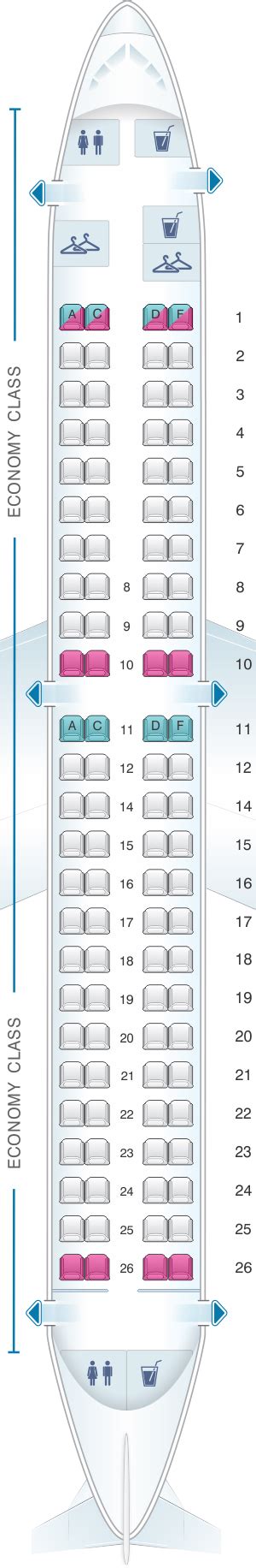 Seat Map Air France Embraer 190 | SeatMaestro