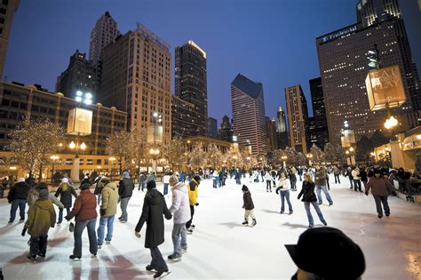 Ice Skating in Millennium Park | McCormick Tribune Plaza & Ice Rink | Things to do in Chicago