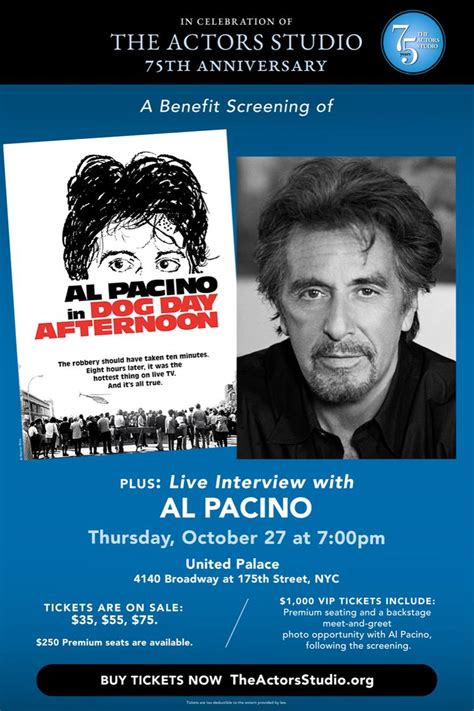 Al Pacino on the 75th Anniversary of The Actor's Studio | All Of It ...