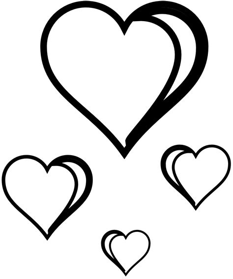 Heart Black And White Clipart - ClipArt Best