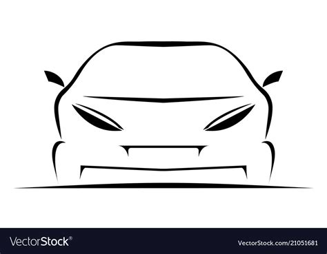 Simple car icon Royalty Free Vector Image - VectorStock