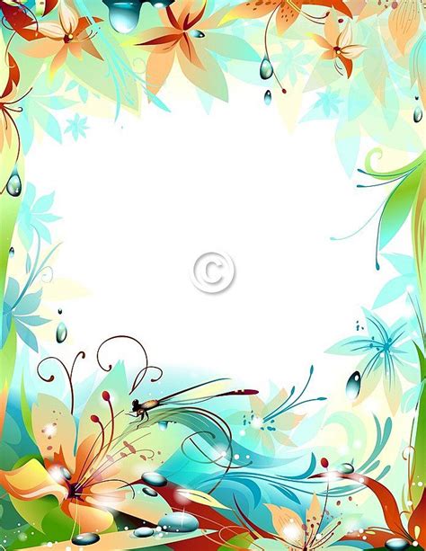 🔥 Download Border Clip Art Borders Flower by @gtaylor54 | Mapeh Backgrounds, Mapeh Backgrounds,