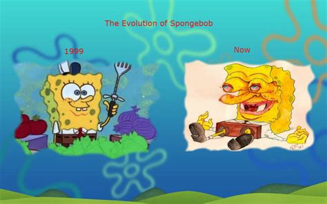 The Evolution of Spongebob by TheDankGodzilla on DeviantArt