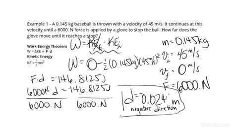 How to Use the Work-Energy Theorem to Calculate the Distance Traveled by an Object | Physics ...