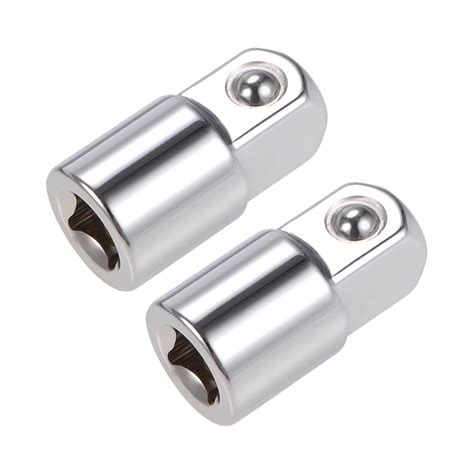 2 Pcs 1/4" Drive (F) x 3/8" (M) Impact Socket Adapter, Female to Male ...