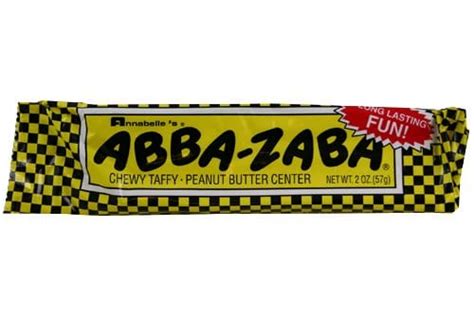 Is Annabelle's Abba Zabba Chewy Taffy Peanut Butter Center Twenty-Four ...