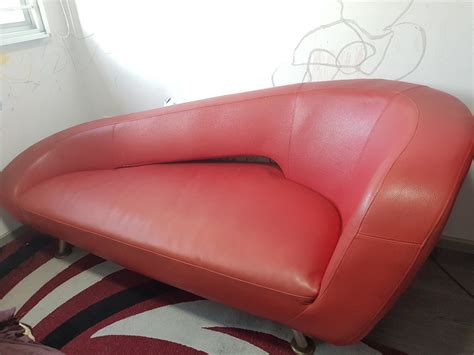 Lounge curved sofa, Furniture & Home Living, Furniture, Sofas on Carousell