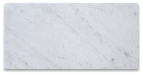 Buy Stone Center Online 9"x18" Carrara White Marble Tile Polished Italian Carrera Marble, Set of ...