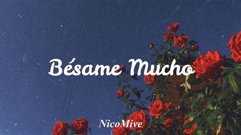 Bésame mucho - Andrea Bocelli (Cover) | NicoMive - YouTube