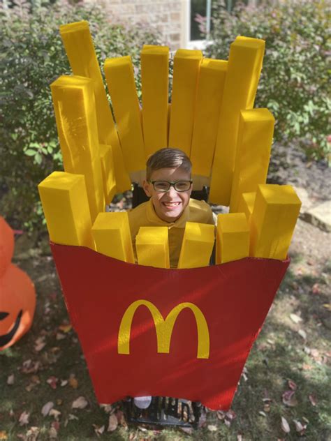 Boy wears French fry costume on Halloween, gets free McDonald’s fries ...