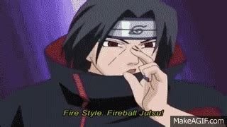 Itachi Fireball Jutsu Hand Signs Gif