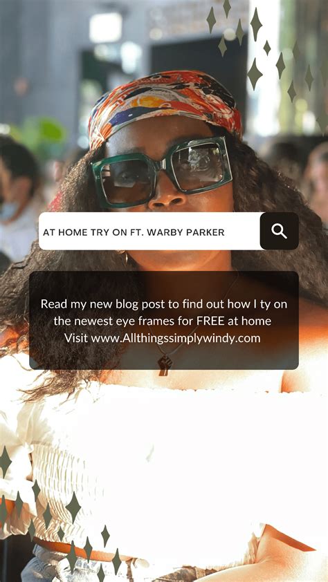 At Home Try-On ft Warby Parker - All Things Simply Windy