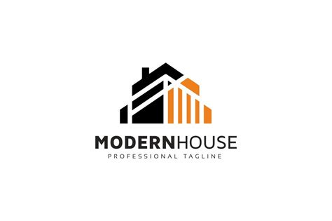 Modern House Logo (386500) | Logos | Design Bundles