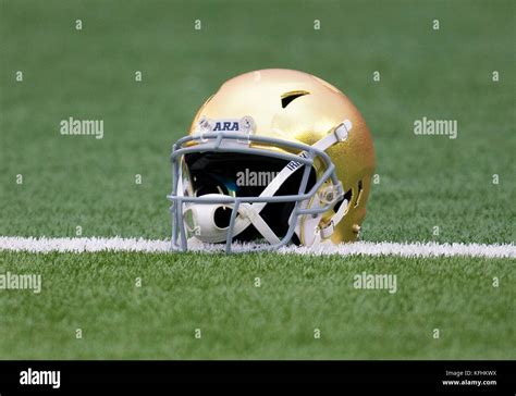 Notre dame football helmet hi-res stock photography and images - Alamy