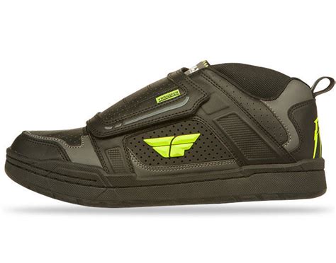 Fly Transfer SPD Clipless BMX Shoe - Black/Hi-Vis - sz Adult 7 ...