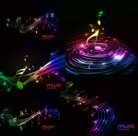 Soft music background vector free download