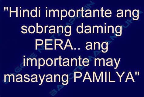 Quotes Republic: Importate may masayang pamilya