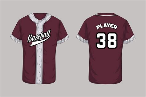 Vector baseball jersey template design 36186116 Vector Art at Vecteezy