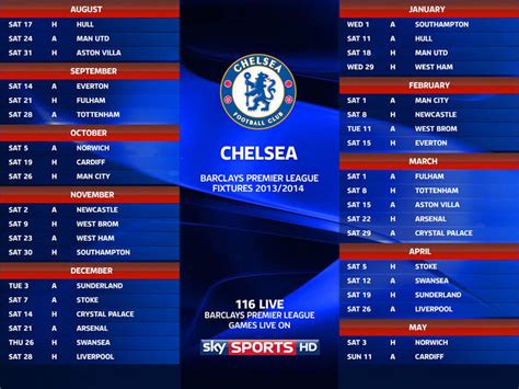 Chelsea Fc Schedule - happy birthday wishes for friend