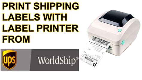 Ups Worldship Labels