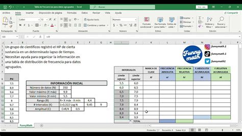 Como Crear Tabla De Frecuencias En Excel Para Datos Agrupados En Images | The Best Porn Website