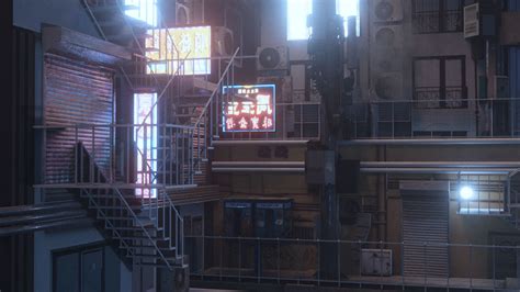 Cyberpunk Theme Environment 3D model | CGTrader