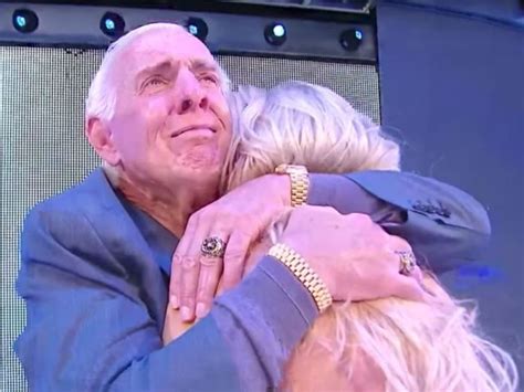 Watch: Ric Flair surprises daughter Charlotte after WWE title win ...