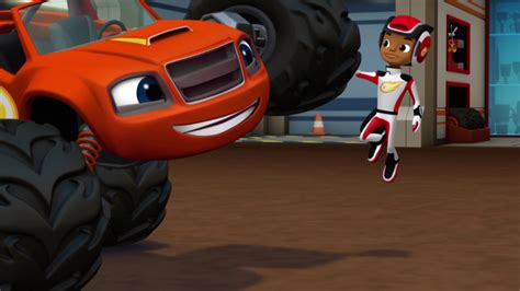 Image - S1E3 Blaze and AJ celebratory high tire.png | Blaze and the Monster Machines Wiki ...