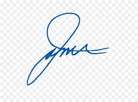 Signature Png Blue Png Image - Signature PNG - FlyClipart