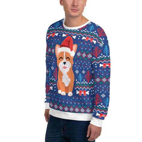 Santa Corgi - Unisex Ugly Christmas Sweater for Sale – httpkoopa