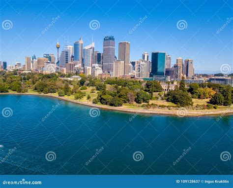 Aerial View of Sydney Skyline and Garden Editorial Photography - Image of australian, skyline ...