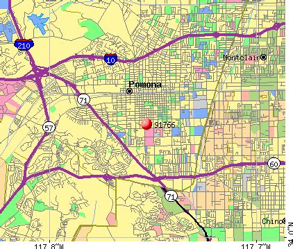 Pomona California Map