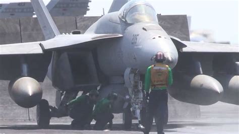 Flight Deck Operations Aboard Aircraft Carrier USS Nimitz - YouTube