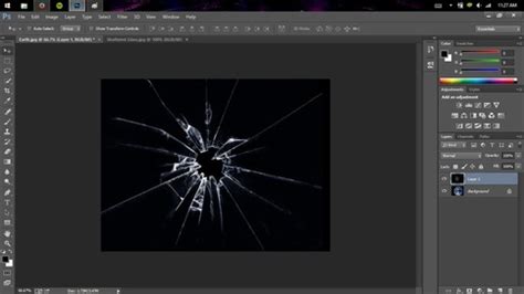 Shattered Glass Effect - Photoshop