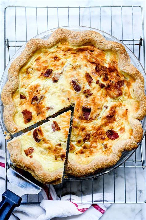 Easy Quiche Lorraine Recipe - foodiecrush .com