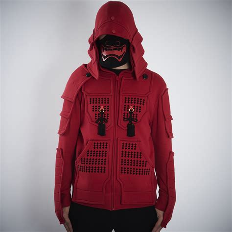 Samurai Armor Hoodie Set ＜Red＞ - Tokyo Otaku Mode (TOM)