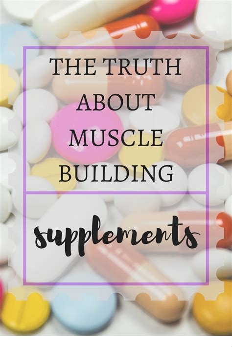 The Truth about Supplements for Muscle Gain - Do you need one?