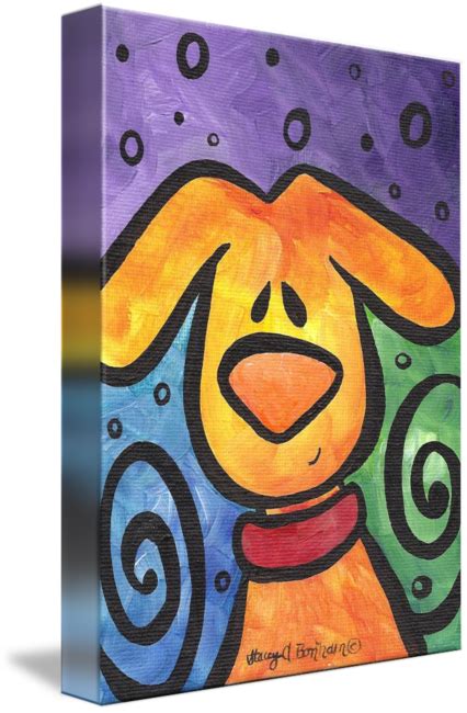 Dog Canvas Painting, Easy Canvas Art, Kids Canvas, Mini Canvas Art, Dog Paintings, Easy ...