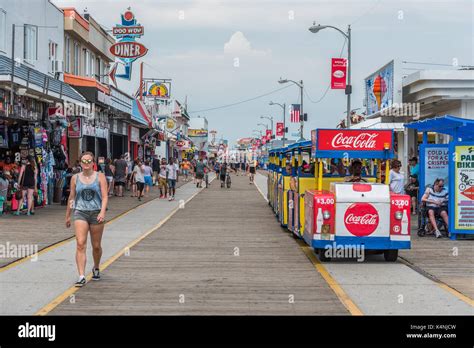 Boardwalk at Wildwood, New Jersey Stock Photo - Alamy