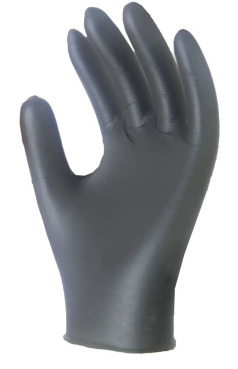 Black Nitrile Gloves (4 mil) - XL - Global Sanitation Solutions